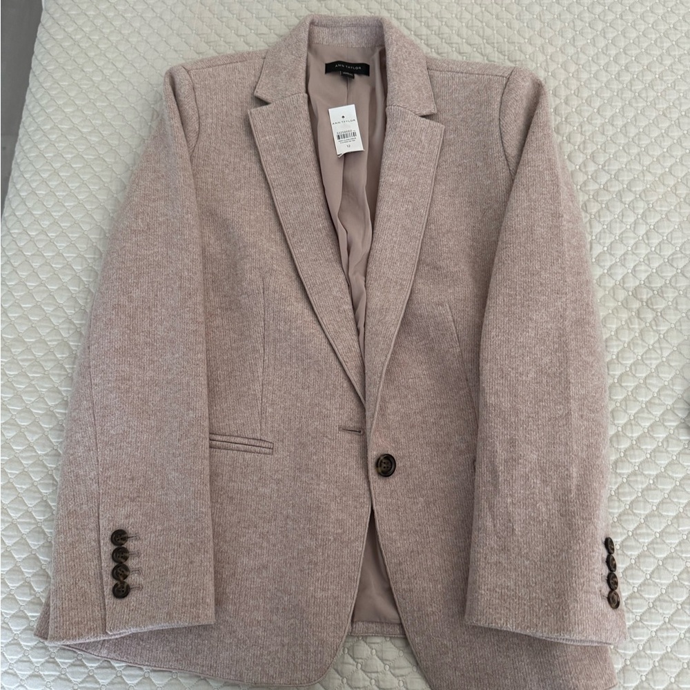 Ann Taylor Blush Pink Blazer